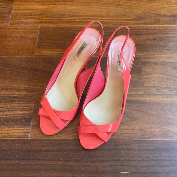 Miu Miu Coral Heel Sandals - Picture 3 of 9